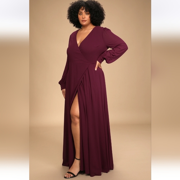 Lulus My Whole Heart Wrap Dress - Picture 4 of 8